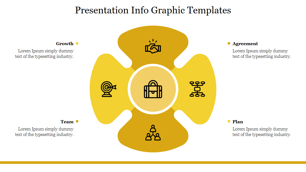 Presentation Infographic Templates-4-Yellow